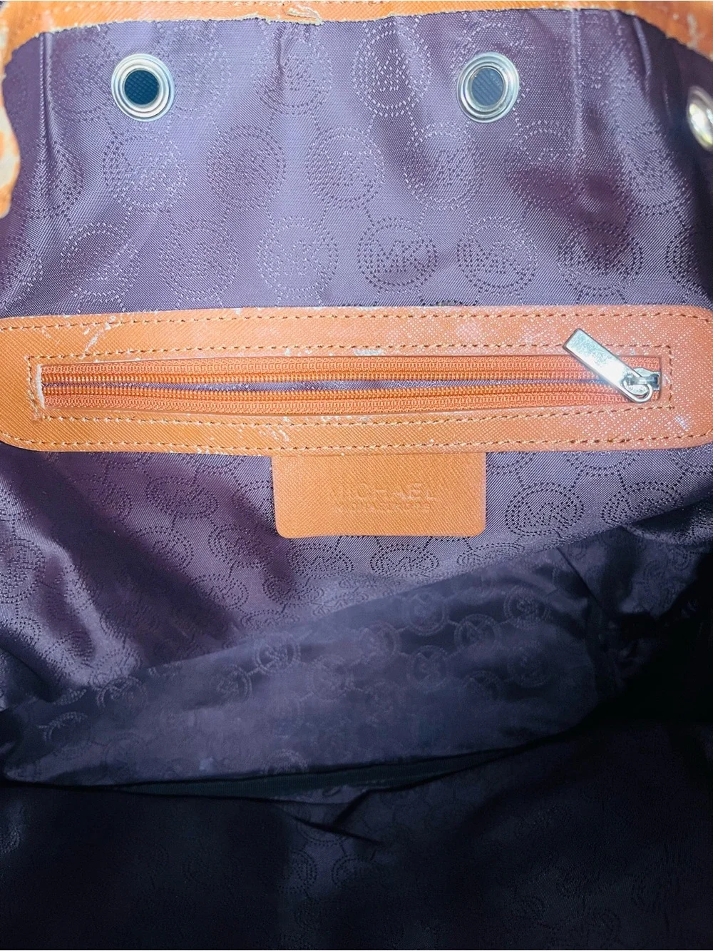 UNIQUE-MICHAEL KORS LARGE MK MONOGRAM BACKPACK!